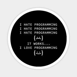 I Hate Programming Magnet